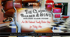 Desktop Screenshot of classicbarberandshave.com